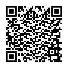 QR-код для номера телефона +17749997978