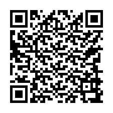 Código QR para número de teléfono +17749997981