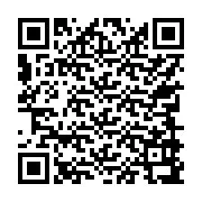 Código QR para número de telefone +17749997988