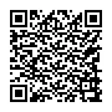 QR kód a telefonszámhoz +17749997991