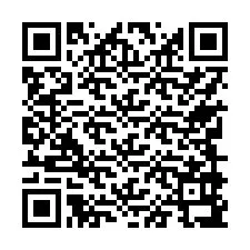 Código QR para número de teléfono +17749997996