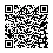 QR Code pour le numéro de téléphone +17749998003