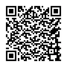 QR Code สำหรับหมายเลขโทรศัพท์ +17749998013