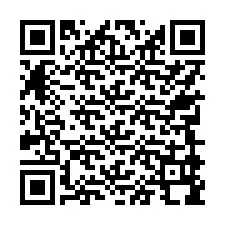 QR код за телефонен номер +17749998018