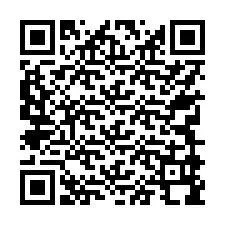 Código QR para número de teléfono +17749998030