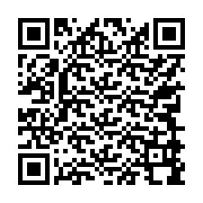 Código QR para número de teléfono +17749998038