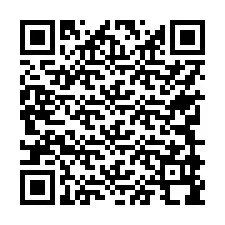 QR-code voor telefoonnummer +17749998132