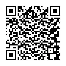 Kode QR untuk nomor Telepon +17749998133