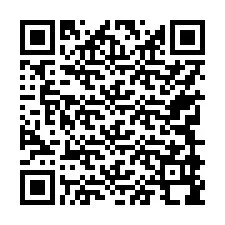 QR kód a telefonszámhoz +17749998135