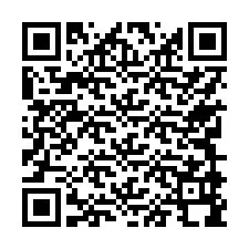 QR-code voor telefoonnummer +17749998136