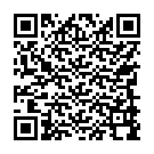 QR Code สำหรับหมายเลขโทรศัพท์ +17749998144