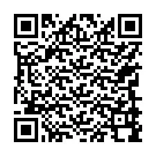 QR kód a telefonszámhoz +17749998145