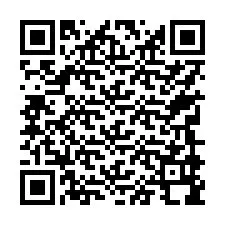 QR kód a telefonszámhoz +17749998151