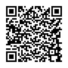 QR код за телефонен номер +17749998152