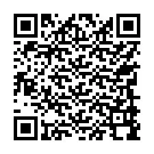 QR Code pour le numéro de téléphone +17749998154