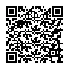 Código QR para número de telefone +17749998160