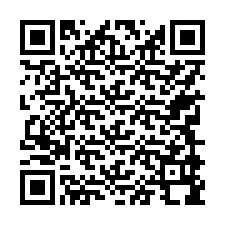 Código QR para número de telefone +17749998165