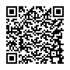 Código QR para número de teléfono +17749998178