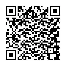 Código QR para número de teléfono +17749998179