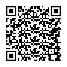 QR Code pour le numéro de téléphone +17749998195