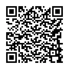 QR Code pour le numéro de téléphone +17749998215