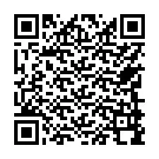 Código QR para número de teléfono +17749998217