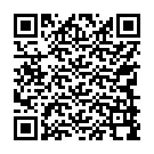 QR-koodi puhelinnumerolle +17749998230