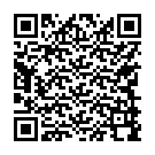 QR код за телефонен номер +17749998232