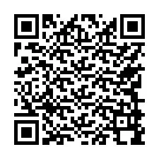 QR kód a telefonszámhoz +17749998236