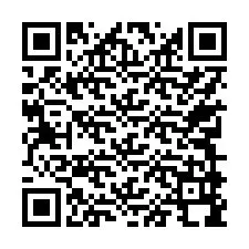 QR-Code für Telefonnummer +17749998239