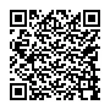 Código QR para número de telefone +17749998269