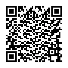 QR-code voor telefoonnummer +17749998281