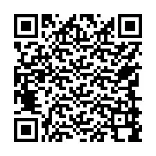 QR-koodi puhelinnumerolle +17749998283