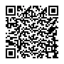 QR-код для номера телефона +17749998287