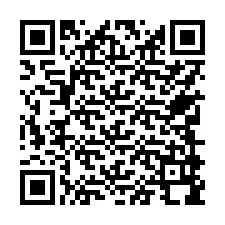 Código QR para número de teléfono +17749998293