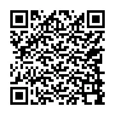 Código QR para número de teléfono +17749998299