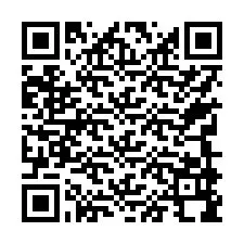 QR kód a telefonszámhoz +17749998301