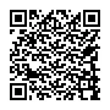 Código QR para número de teléfono +17749998303