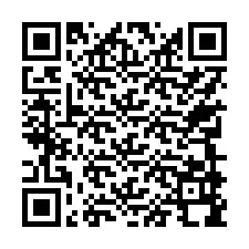 Kode QR untuk nomor Telepon +17749998309