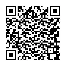 Código QR para número de teléfono +17749998317