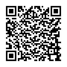 QR код за телефонен номер +17749998318