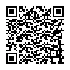 QR код за телефонен номер +17749998319