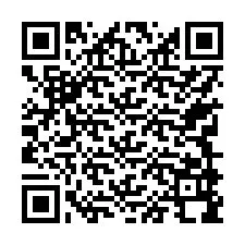 QR-koodi puhelinnumerolle +17749998325