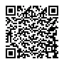 QR kód a telefonszámhoz +17749998334