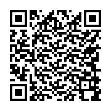 QR код за телефонен номер +17749998336