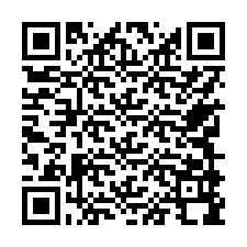 QR код за телефонен номер +17749998337