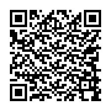 QR kód a telefonszámhoz +17749998338