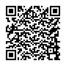 QR-code voor telefoonnummer +17749998351