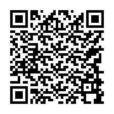 QR-Code für Telefonnummer +17749998361