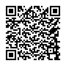 Kode QR untuk nomor Telepon +17749998363
